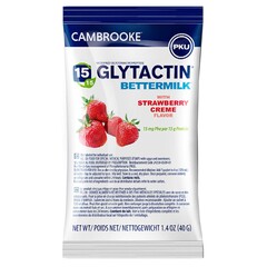 Cambrooke Foods Oral Supplement Glytactin BetterMilk Strawberry Cr&egrave;me Flavor Powder 1.4 oz. Individual Packet, 30/CS