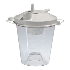Sunset Healthcare Suction Canister 800 mL Float Valve Shut-Off Lid, 1/EA