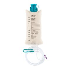 Zevex Enteral Feeding Pump Bag Set with ENFit Connector Infinity 1200 mL Silicone NonSterile ENFit Connector, 1/EA