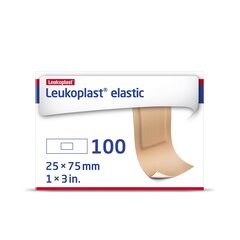 BSN Medical Adhesive Strip Leukoplast Elastic 1 X 3 Inch Cross-Elastic Material Rectangle Tan Sterile, 100/BX
