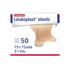 BSN Medical Adhesive Strip Leukoplast Elastic 3 X 3 Inch Cross-Elastic Material 4-Wing Tan Sterile, 600/CS