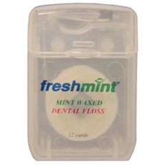 MON810220CS - New World Imports - Dental Floss Freshmint Waxed 12 Yard Mint
