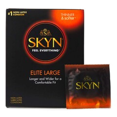Sxwell Condom SKYN&reg; Elite Lubricated Large 1,008 per Case, 1008/CS