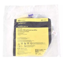 Cardinal Health Enteral Feeding Pump Safety Screw Spike Set without ENFit™ Transitional Adapter Kangaroo™ Joey™ ENPlus PVC NonSterile