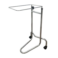 McKesson Mayo Instrument Stand Hand Operated Double Post California Style Small Tray, 1/CS