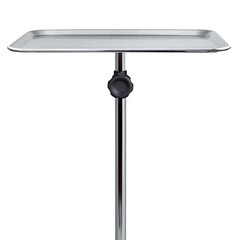McKesson Mobile Instrument Stand Hand Operated Single Post 5-Leg Base Small Tray, 1/CS