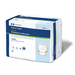 MON683380PK - Cardinal Health - Sure Care™ Super Protective Underwear - Large, 16/PK