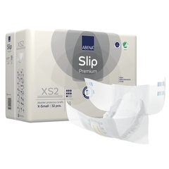 Abena Unisex Adult Incontinence Brief Abena Slip Premium XS2 X-Small Disposable Heavy Absorbency, 128 EA/CS