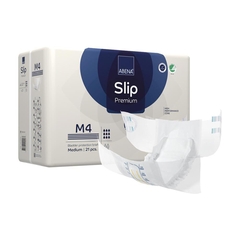 Abena Unisex Adult Incontinence Brief Abena Slip Premium M4 Medium Disposable Heavy Absorbency, 21 EA/PK