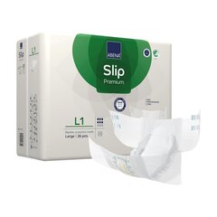 Abena Unisex Adult Incontinence Brief Abena Slip Premium L1 Large Disposable Heavy Absorbency, 104 EA/CS