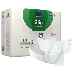 Abena Slip Premium Disposable Heavy Absorbency Briefs, L3, Large, 20/PK