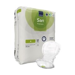 Abena Bladder Control Pad Abena San Premium 7.8 X 16.5 Inch Moderate Absorbency Fluff / Polymer Core Size 4