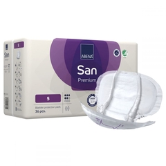 Abena Incontinence Liner Abena San Premium 11 X 21.2 Inch Moderate Absorbency Fluff / Polymer Core Size 5, 144 EA/CS