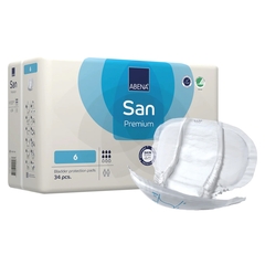 Abena Incontinence Liner Abena San Premium 11.8 X 24.8 Inch Moderate Absorbency Fluff / Polymer Core Size 6, 102 EA/CS