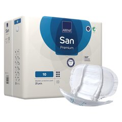 Abena Incontinence Liner Abena San Premium 14.5 X 28.7 Inch Heavy Absorbency Fluff / Polymer Core Size 10, 100 EA/CS