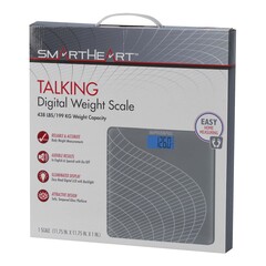Veridian Healthcare LLC Floor Scale Veridian Digital Display 438 lbs. / 199 kg Capacity Gray Battery Operated