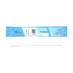 Convatec Urethral Catheter Cure Ultra Plus Straight Tip Lubricated PVC 12 Fr. 8 Inch