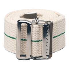 Tidi Products Gait Belt Posey&reg; 78 Inch Length White / Green Stripe Cotton, 50/CS