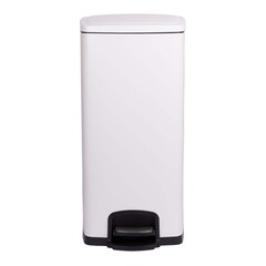 McKesson Trash Can 32 Quart / 8 gal. White Metal Square