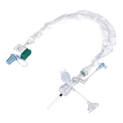 Sunset Healthcare Closed Suction Catheter Tracheostomy Type Closed Style 14 Fr. Sterile, 20/CS