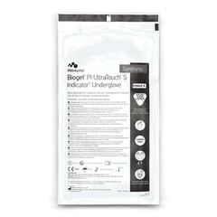 Molnlycke Healthcare Surgical Underglove Biogel PI UltraTouch S Indicator Size 6.5 NonSterile Polyisoprene Standard Cuff Length Smooth Blue Chemo Tested
