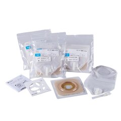 Convatec Ostomy Pouch Natura&reg; One-Piece System Trim To Fit 2-3/4 Inch Stoma Drainable, 5/BX