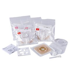 Convatec Ostomy Pouch Natura&reg; One-Piece System Trim To Fit 2-1/4 Inch Stoma Drainable, 5/BX