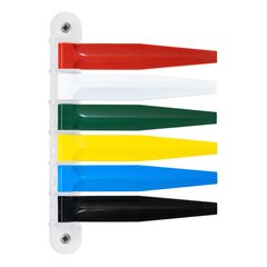 McKesson Exam Room Signal Flag Wall Mount 6 Flag 10.5 X 7 Inch, 1/BG