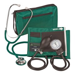 Veridian Healthcare LLC Reusable Aneroid / Stethoscope Set Veridian 27.9 to 41.6 cm Adult Cuff Dual Head General Exam Stethoscope