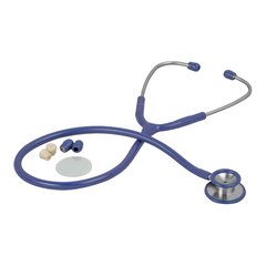 Veridian Healthcare LLC Clinician Stethoscope Veridian Blue 1-Tube 25 Inch Tube Double Sided Chestpiece