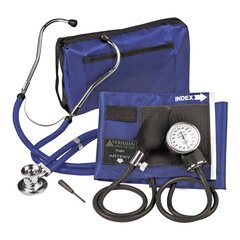 Veridian Healthcare LLC Reusable Aneroid / Stethoscope Set Veridian 27.9 to 41.6 cm Adult Cuff Dual Head General Exam Stethoscope
