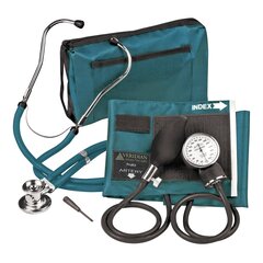 Veridian Healthcare LLC Reusable Aneroid / Stethoscope Set Veridian 27.9 to 41.6 cm Adult Cuff Dual Head General Exam Stethoscope