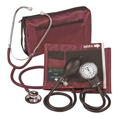 Veridian Healthcare LLC Reusable Aneroid / Stethoscope Set Veridian 27.9 to 41.6 cm Adult Cuff Dual Head General Exam Stethoscope