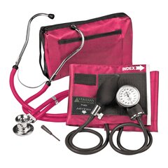 Veridian Healthcare LLC Reusable Aneroid / Stethoscope Set Veridian 27.9 to 41.6 cm Adult Cuff Dual Head General Exam Stethoscope