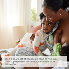 WILLOW INNOVATIO FLANGE SET, BREAST PUMP WILLOWGO WEARABLE 21MM (2/PK 8PK/CS