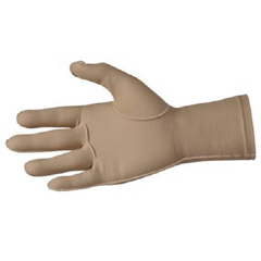 MON461575EA - Patterson Medical - Compression Glove Hatch Full Finger Large Over-the-Wrist Right Hand Lycra / Spandex, 1/ EA