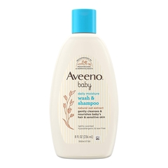 Johnson & Johnson Baby Shampoo and Body Wash Aveeno&reg; Baby 8 oz. Flip Top Bottle Light Scent