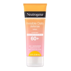 Johnson & Johnson Sunscreen Neutrogena&reg; Invisible Daily Defense SPF 60 Lotion 3 oz. Tube