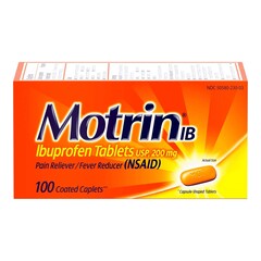 J & J Healthcare Systems Pain Relief Motrin&reg; IB 200 mg Strength Ibuprofen Capsule, 1/BT