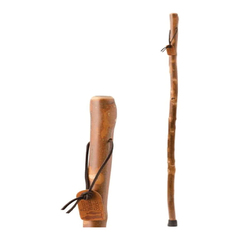 Mabis Healthcare Walking Stick Brazos Wood 55 Inch Height American Hardwood, 1 Each