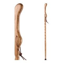 Mabis Healthcare Walking Stick Brazos™ Twisted HitchHiker Wood 58 Inch Height Tan Oak, 1/EA