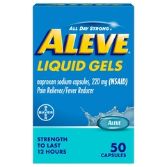 Bayer Pain Relief Aleve&reg; 220 mg Strength Naproxen Sodium Capsule