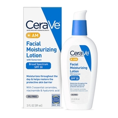 L'Oreal Facial Moisturizer with Sunscreen CeraVe&reg; AM 3 oz. Pump Bottle Unscented Lotion