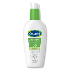 Galderma Laboratories Facial Moisturizer with Sunscreen Cetaphil&reg; Daily Oil-Free 3 oz. Pump Bottle Unscented Lotion