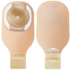 Hollister Ostomy Pouch CeraPlus™ One-Piece System 12 Inch Length Flat, Trim to Fit Up to 2-1/2 Inch Stoma Drainable, 10/BX