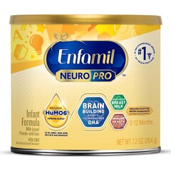 Mead Johnson Infant Formula Enfamil NeuroPro Unflavored 7.2 oz. Can Powder Milk-Based