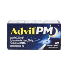 Glaxo Smith Kline Night Time Pain Relief Advil&reg; PM 200 mg - 38 mg Strength Ibuprofen Capsule