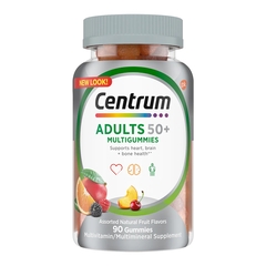 Glaxo Smith Kline Multivitamin Supplement Centrum&reg; Adult 50+ Gummy 90 per Bottle Fruit Flavor