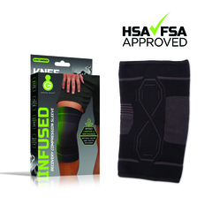 Green Drop Compression Knee Sleeve, Black, Large/XL, 1/EA
