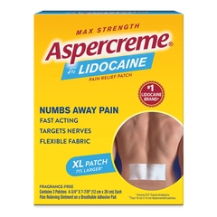 Sanofi Pasteur Topical Pain Relief Aspercreme&reg; 4% Strength Lidocaine Patch